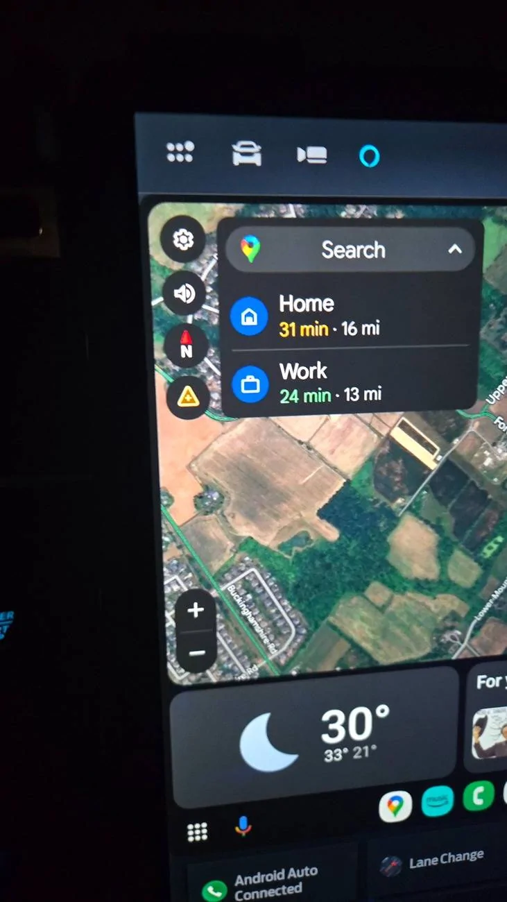 Ford Mustang Mach-E Android Auto/Google maps EV routing not working 1000051687
