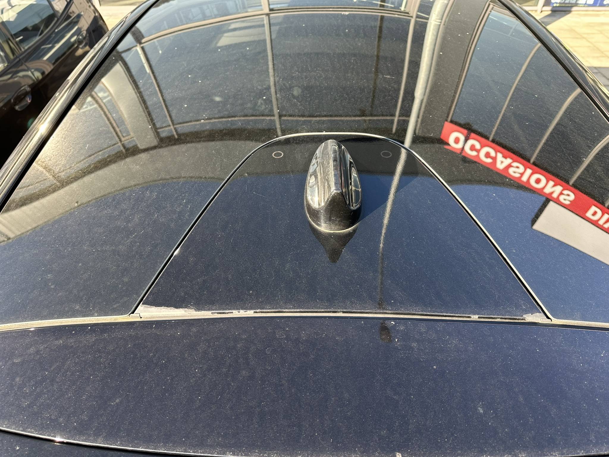 Ford Mustang Mach-E Paint roof antenna peeling off IMG_4764.JPEG