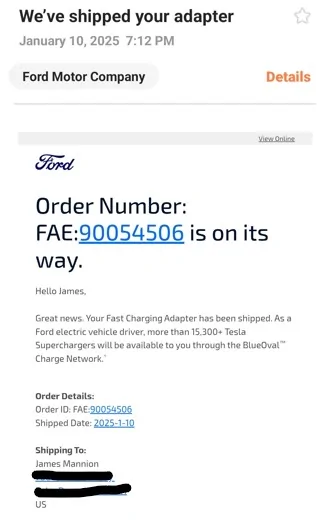 Ford Mustang Mach-E Could it be?? Adapter in route?? Ford adapter