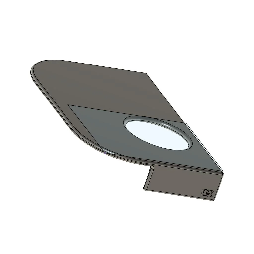 Ford Mustang Mach-E Happy dog hazard flasher, cover for armrest. Mach-E Prototype 4.1 v5