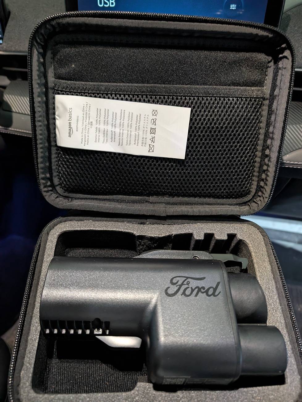 Ford Mustang Mach-E Case for Ford Branded NACS Adapter PXL_20250115_195240136