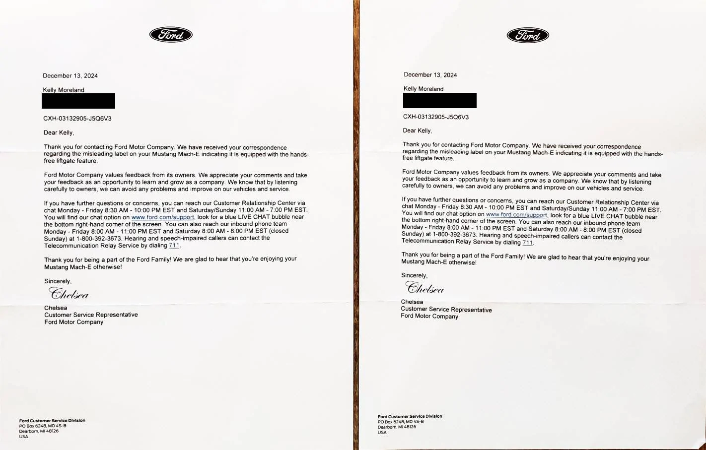 Ford Mustang Mach-E I wrote a letter to Ford...and they actually wrote back! Ford's respons