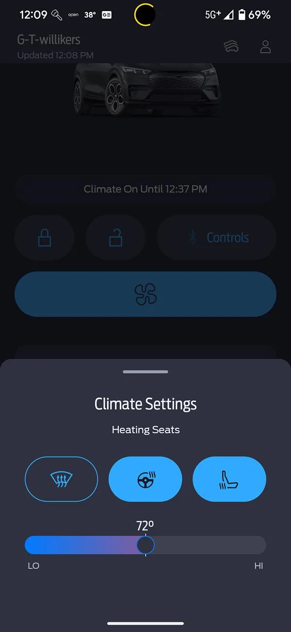 Ford Mustang Mach-E Is heated steering wheel no longer part of remote start? Screenshot_20250116-120906