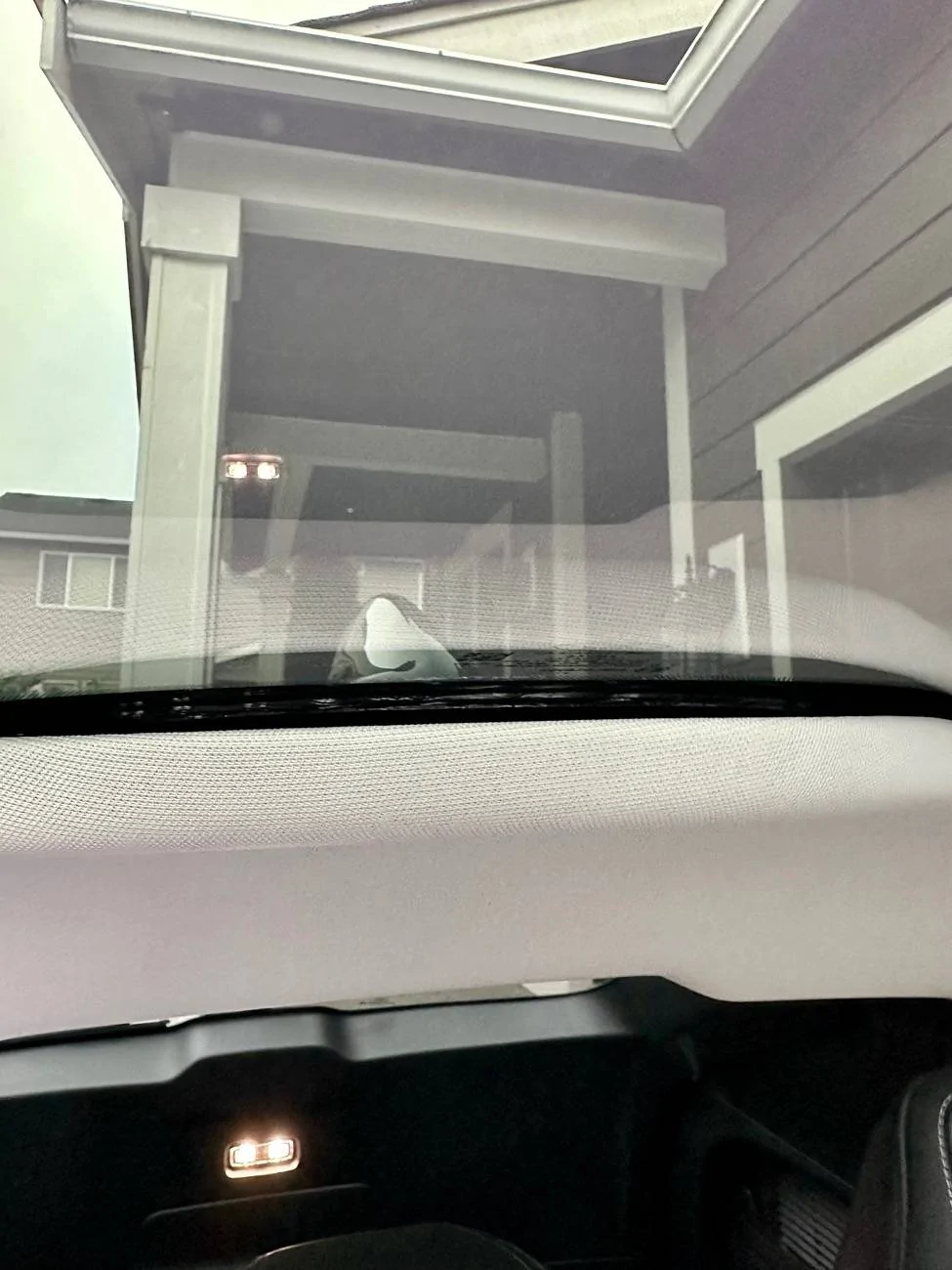 Ford Mustang Mach-E Interior Panoramic Roof Gap IMG_3777