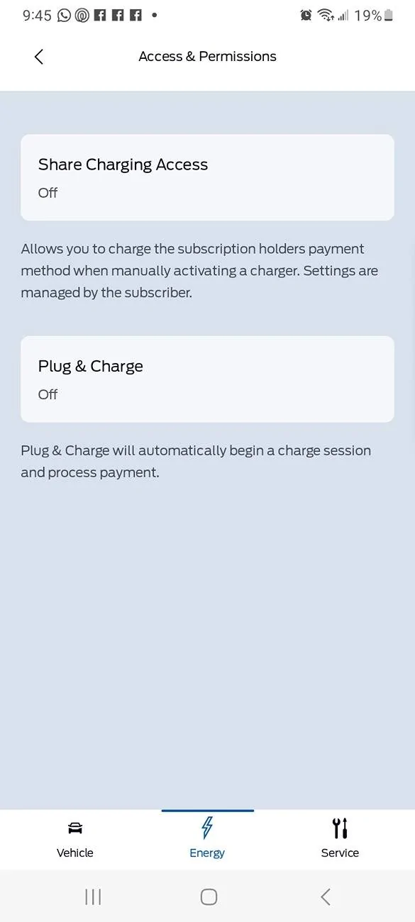 Ford Mustang Mach-E Car will not DC charge. 4 different stations. Found odd plug and charge info on app. Is this ok? Screenshot_20250117_214513_FordPass