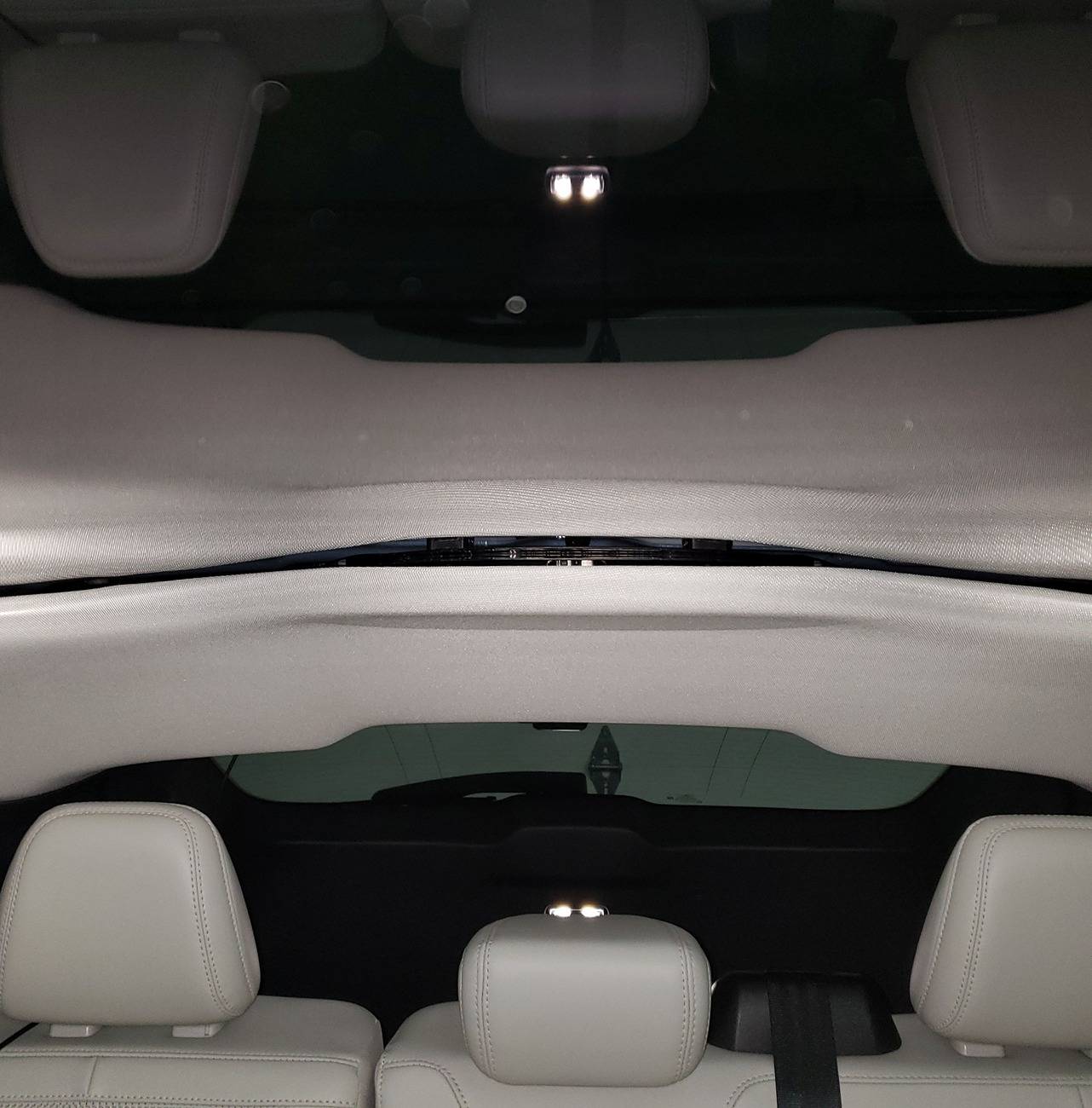 Ford Mustang Mach-E Interior Panoramic Roof Gap rear ga