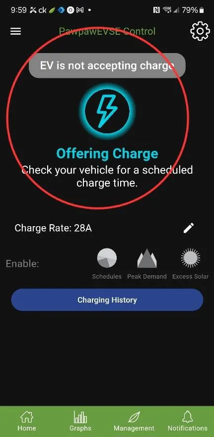 Ford Mustang Mach-E Departure Time Setup, Didn't Work This Morning Screenshot_20250122_095940_Emporia Energy