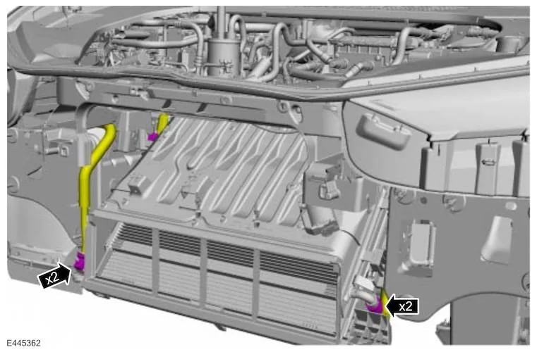 Ford Mustang Mach-E 2025 Mach-E Heat Pump Technical Info Slanted Condenser