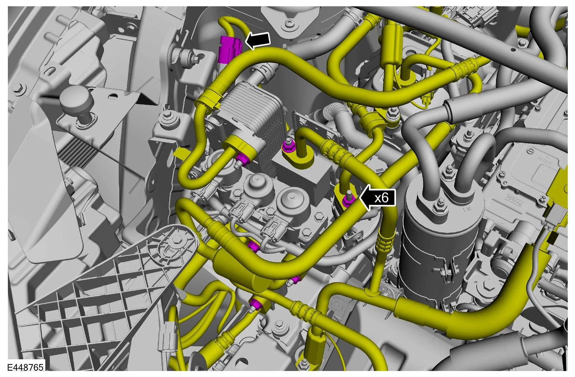 Ford Mustang Mach-E 2025 Mach-E Heat Pump Technical Info Heat pump assembly