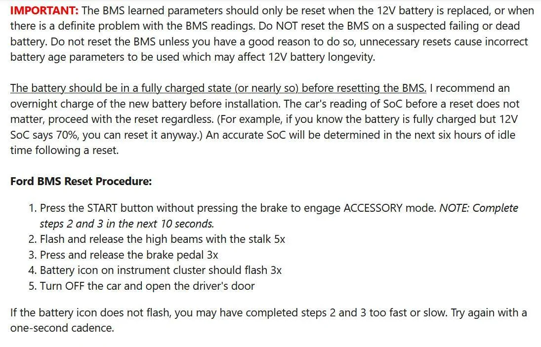 Ford Mustang Mach-E Another 12V battery post -- but this one is different? I don't have a garage! 1737666016063-eu