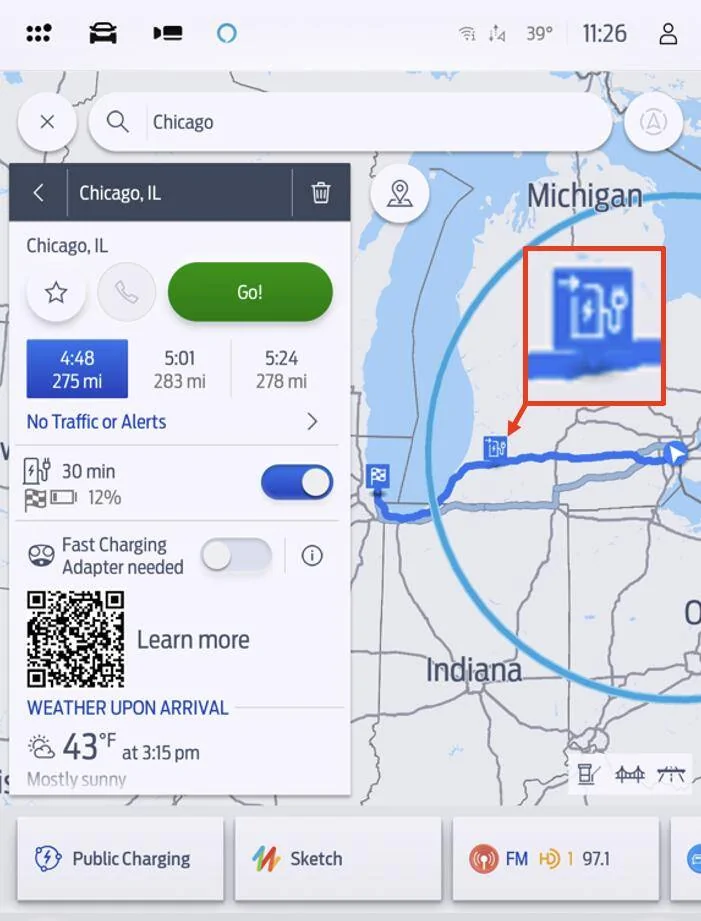Ford Mustang Mach-E Announcing: Tesla Superchargers + Connected Navigation 03 - CCS or J1772 POI Highlight