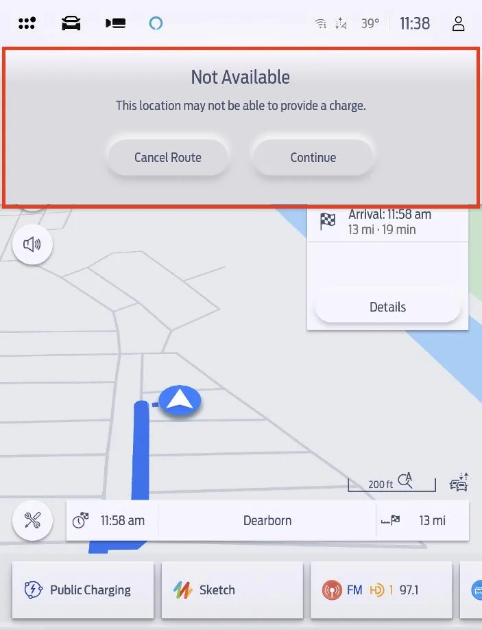 Ford Mustang Mach-E Announcing: Tesla Superchargers + Connected Navigation 07 - Not Availabl