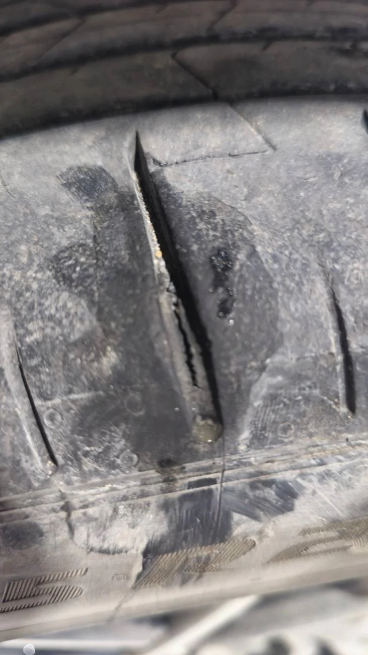 Ford Mustang Mach-E 23 GT PE Tires Cracking Going Flat 20250131_104935