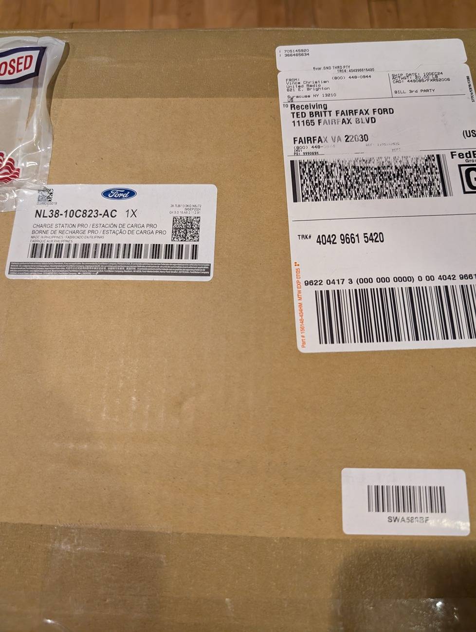 Ford Mustang Mach-E NIB Ford Charger Pro $500 PXL_20250201_232628428