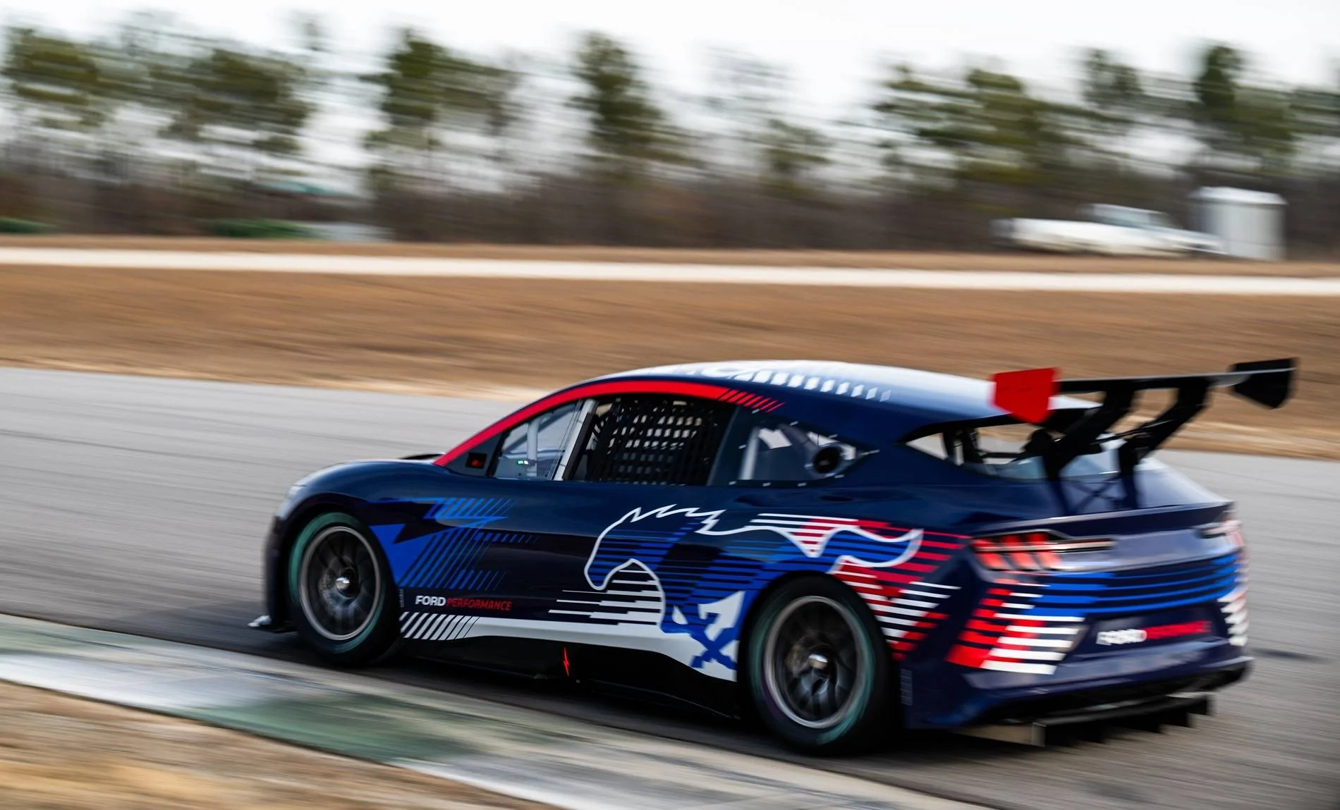 Ford Mustang Mach-E MACH-E NASCAR Race Car Prototype first look GilngVvWMAEgdTW