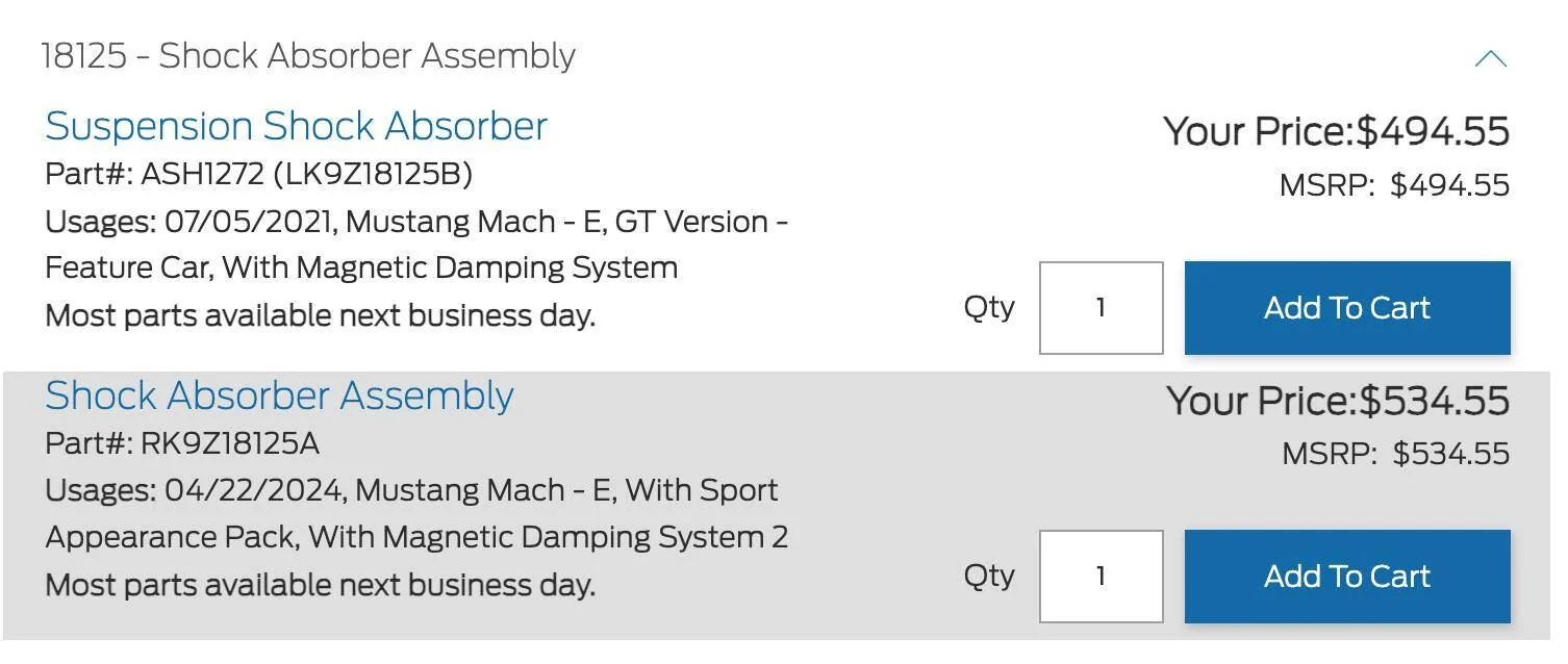 Ford Mustang Mach-E 2025 Mach-E Order Guide Screenshot 2025-02-03 at 1.41.58 PM