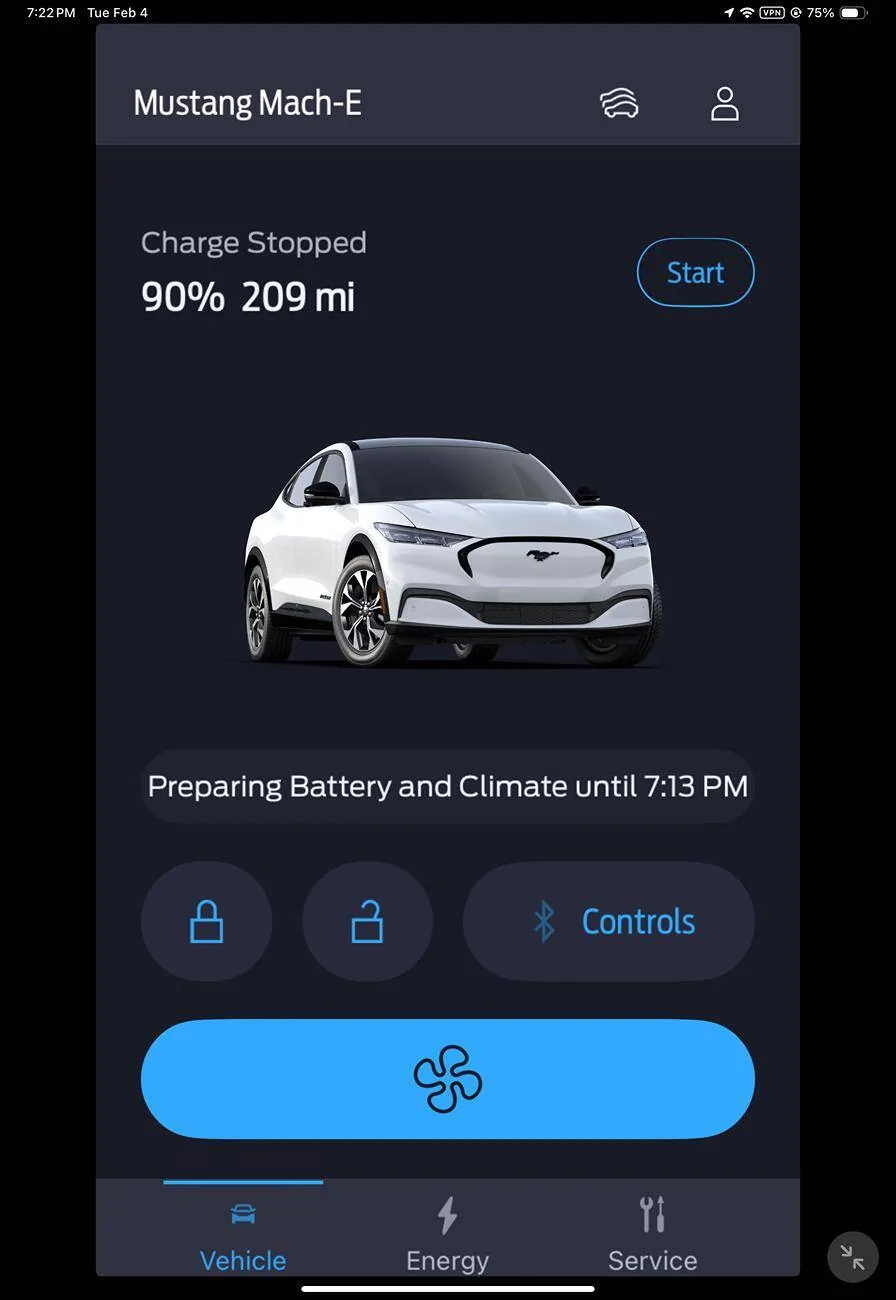 Ford Mustang Mach-E Finally - iOS Dark Mode IMG_1161