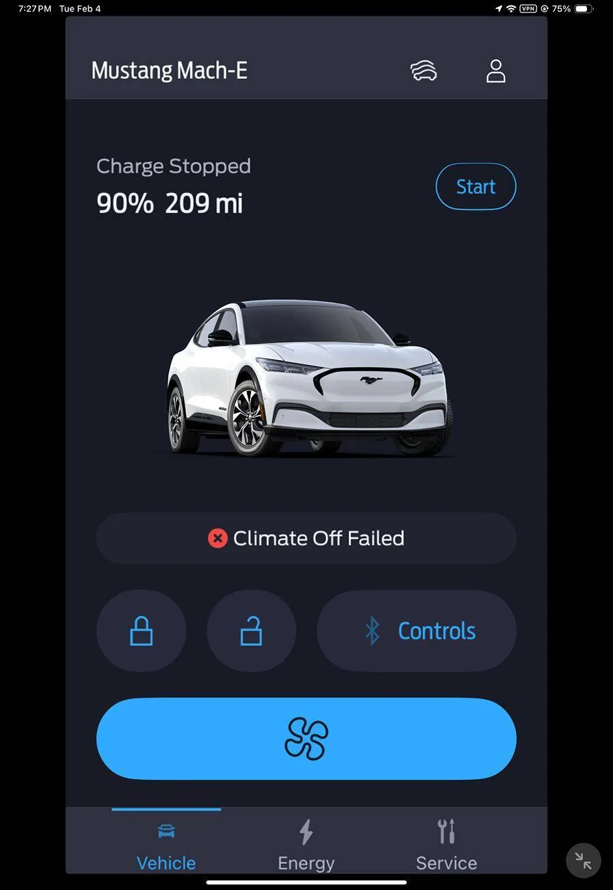 Ford Mustang Mach-E Finally - iOS Dark Mode IMG_1162