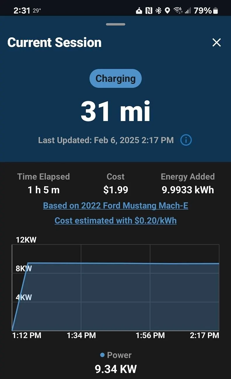 Ford Mustang Mach-E Charge Point, white led 1000006289