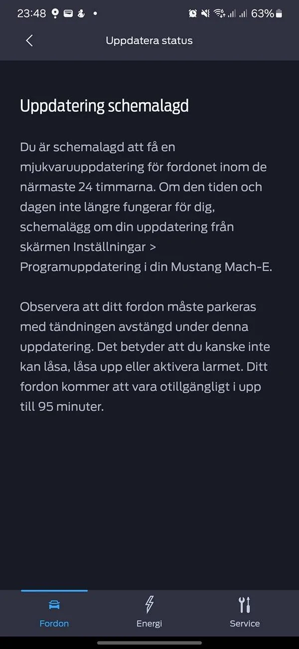 Ford Mustang Mach-E Swedish Customers Screenshot_20250206_234847_FordPass