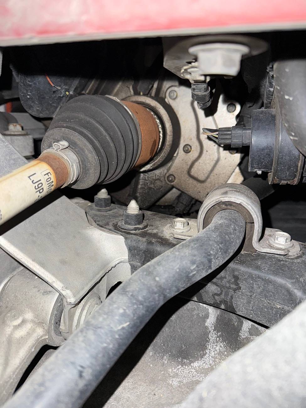 Ford Mustang Mach-E Leaking axle seal IMG_9222