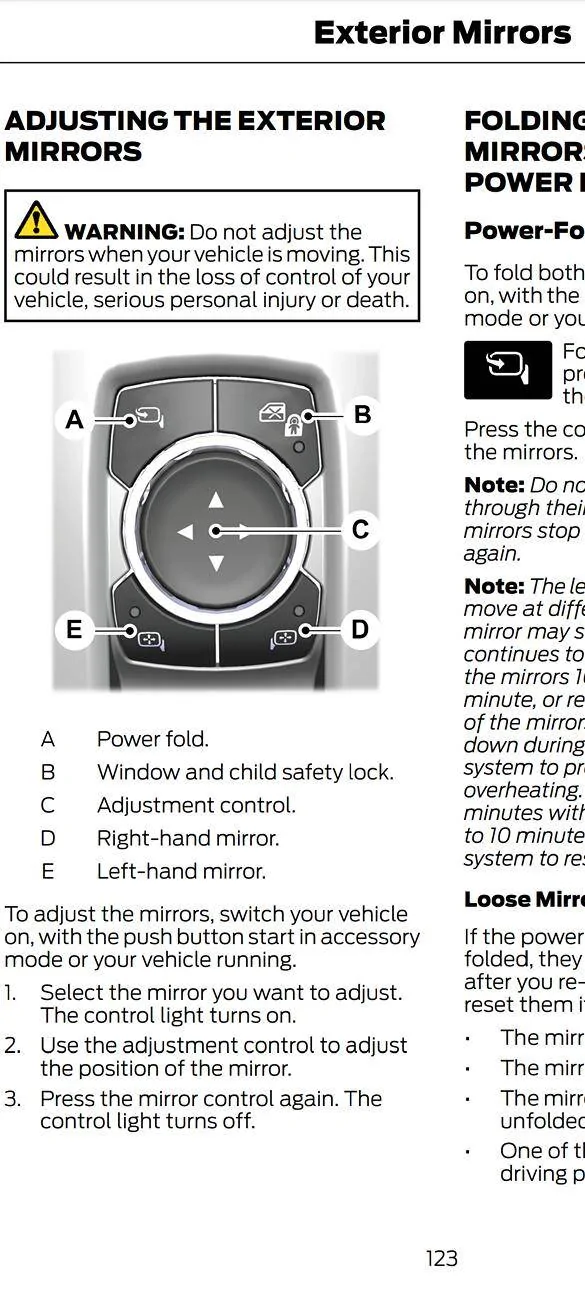 Ford Mustang Mach-E What do these two buttons do???  Drivers side under the mirror controls? 1000001920