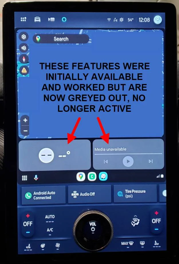 Ford Mustang Mach-E Help! Android Auto keeps dropping wifi connection display screen