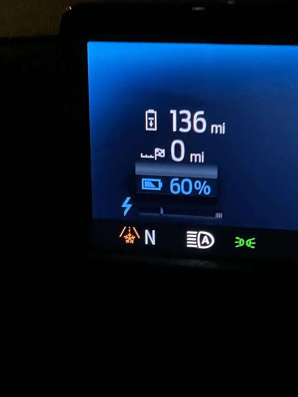 Ford Mustang Mach-E What Does This Icon Mean? (Orange) IMG_4905