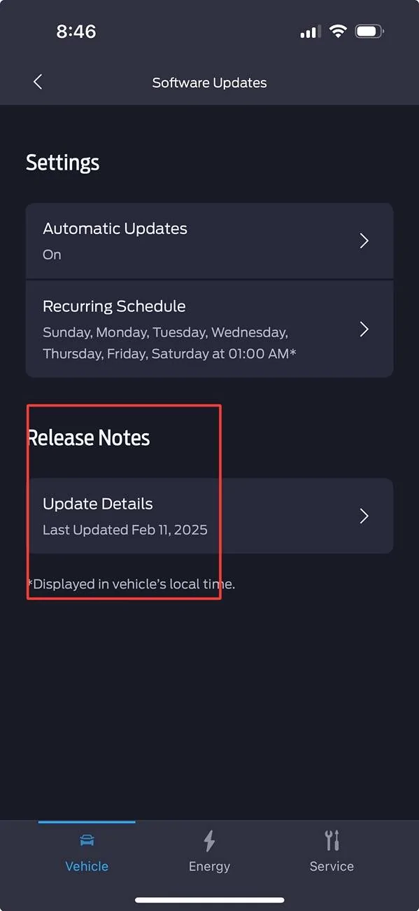 Ford Mustang Mach-E Software Update 10.1.1 IMG_0316