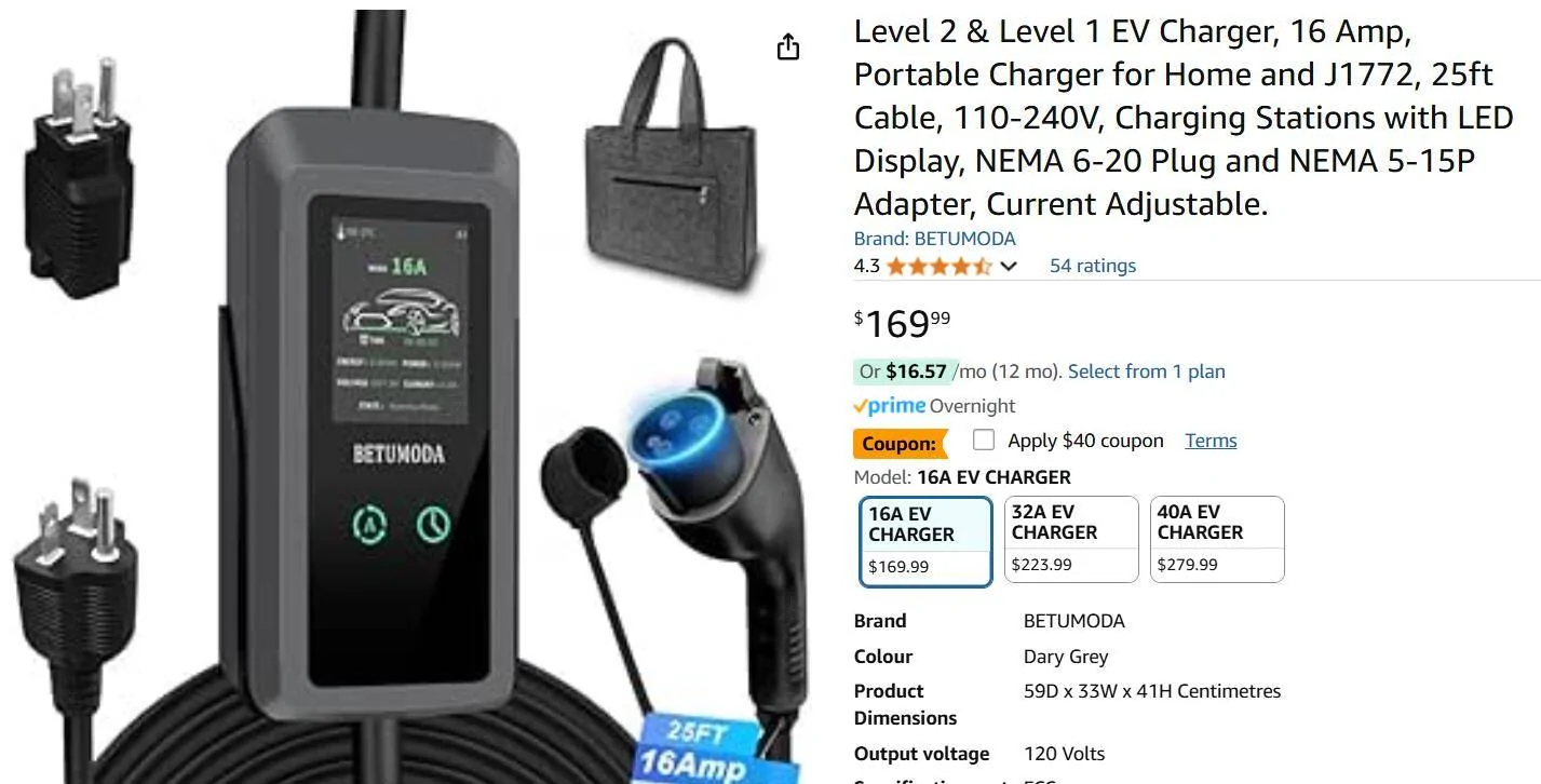 Ford Mustang Mach-E LVL 1 Charging with EV Extension Cable - "Charge Error" 1739304937159-vj