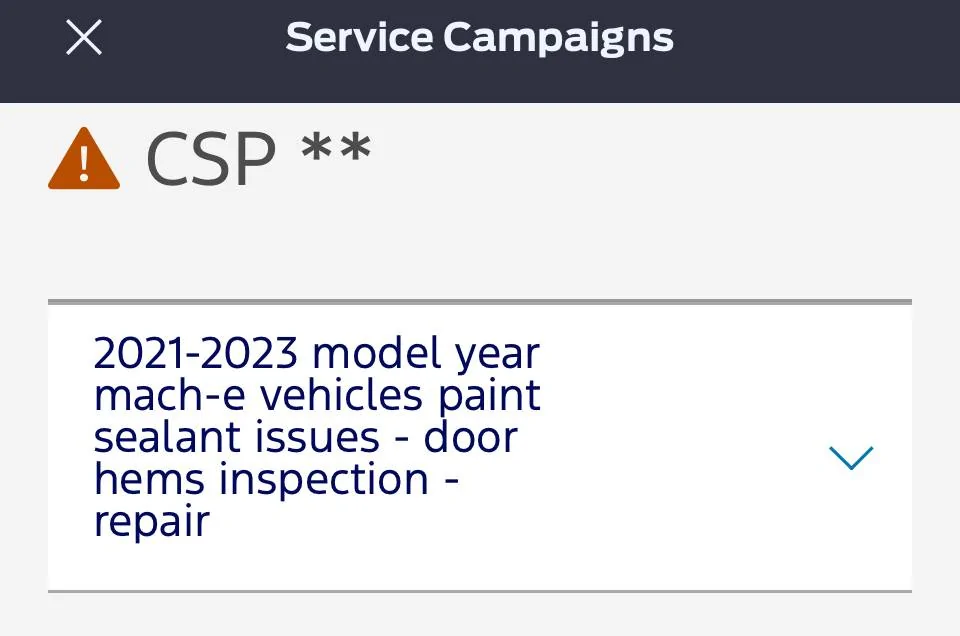 Ford Mustang Mach-E Door welds breaking and Ford Dealer wont help. Screenshot 2025-02-21 at 05.54.45