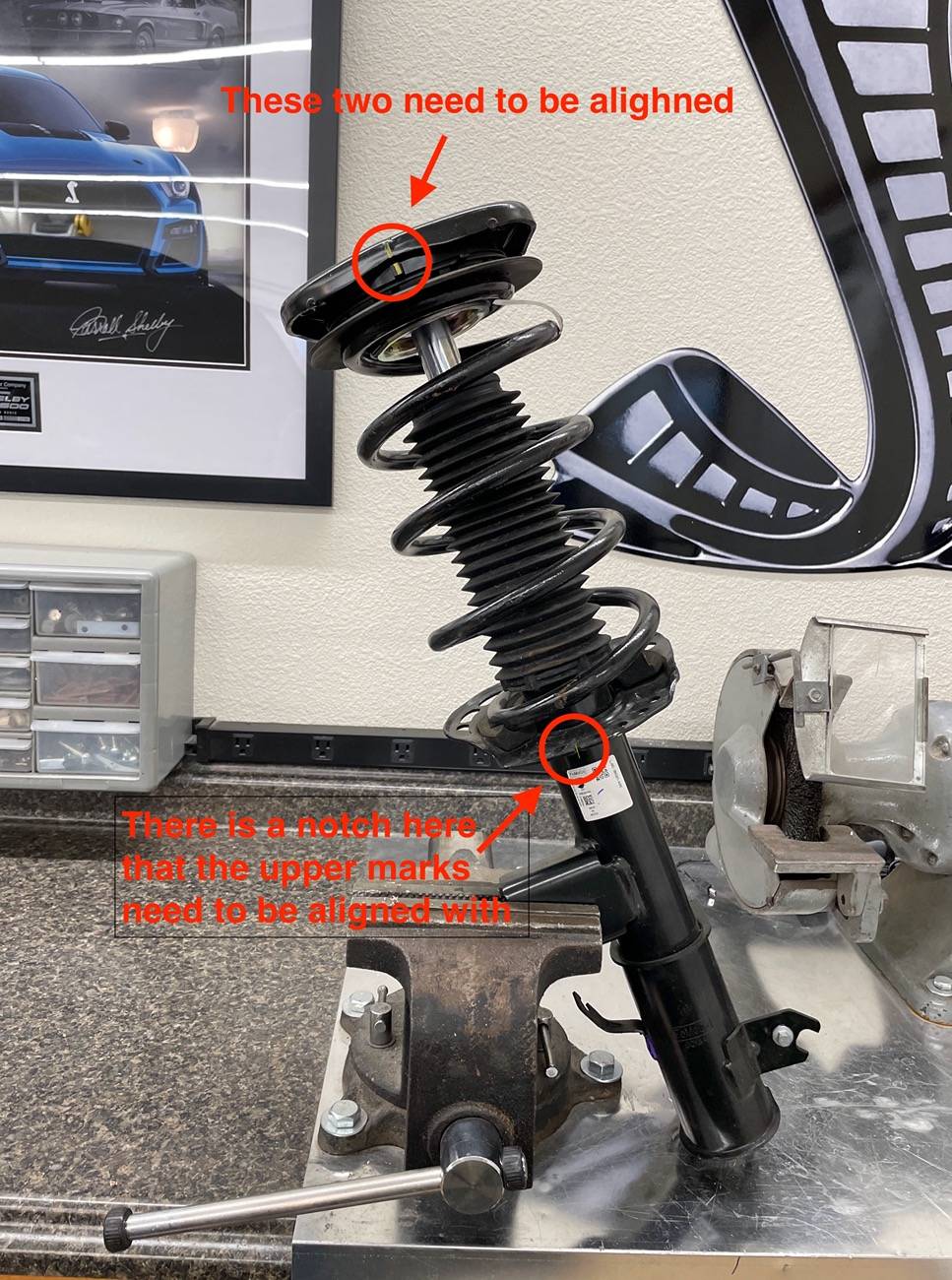 Ford Mustang Mach-E Eibach GT performance springs on a 4xer IMG_4438 (1)