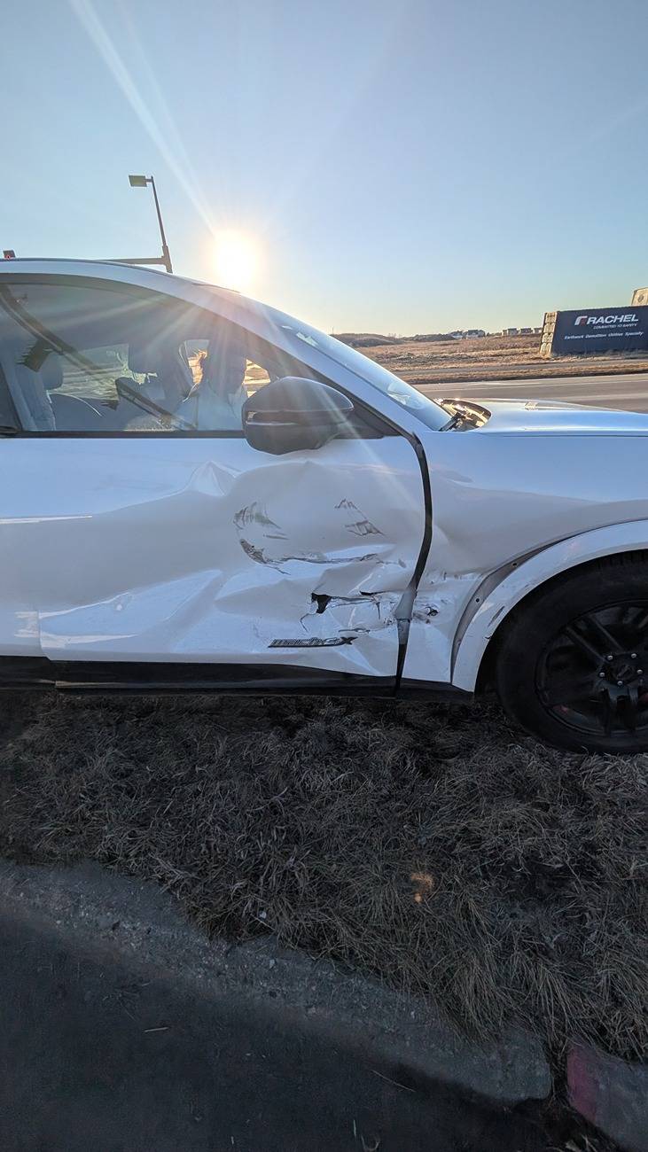 Ford Mustang Mach-E Wife got t-boned - totaled? (Update - Totaled) 1000005138