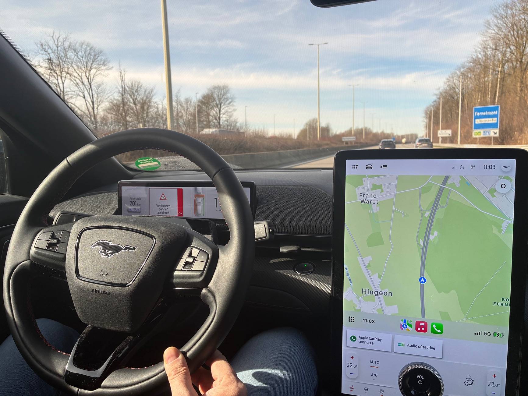 Ford Mustang Mach-E Embedded Navigation system report accident IMG_0021