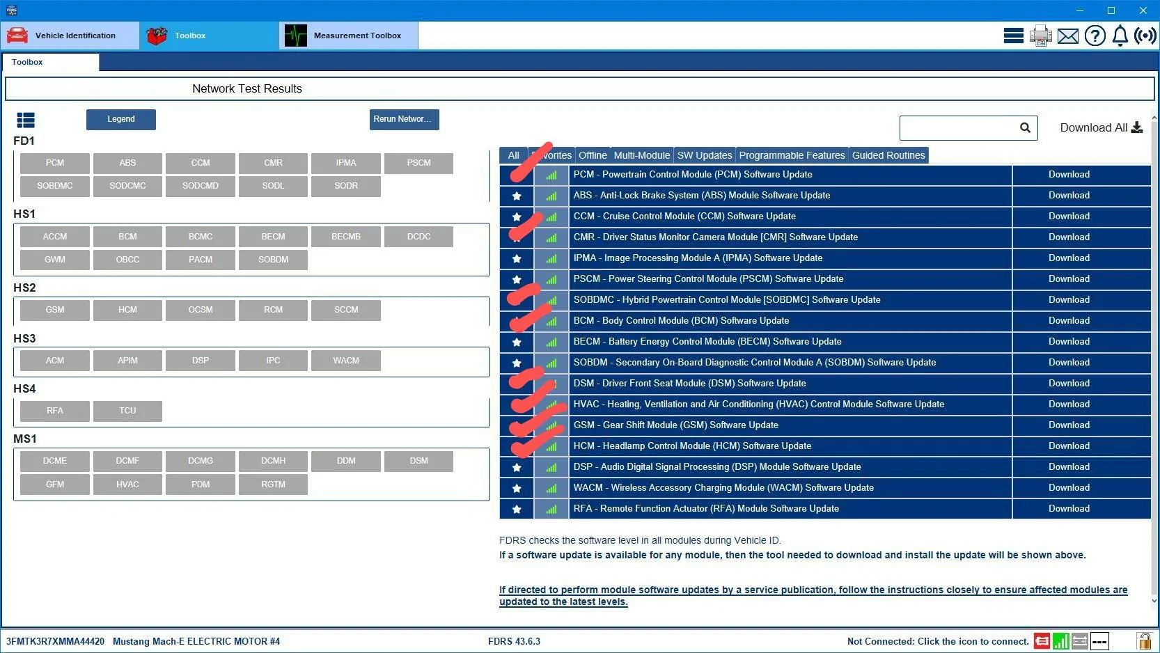 Safe to update all these modules on 2021 Job 2? | MachEforum - Ford ...