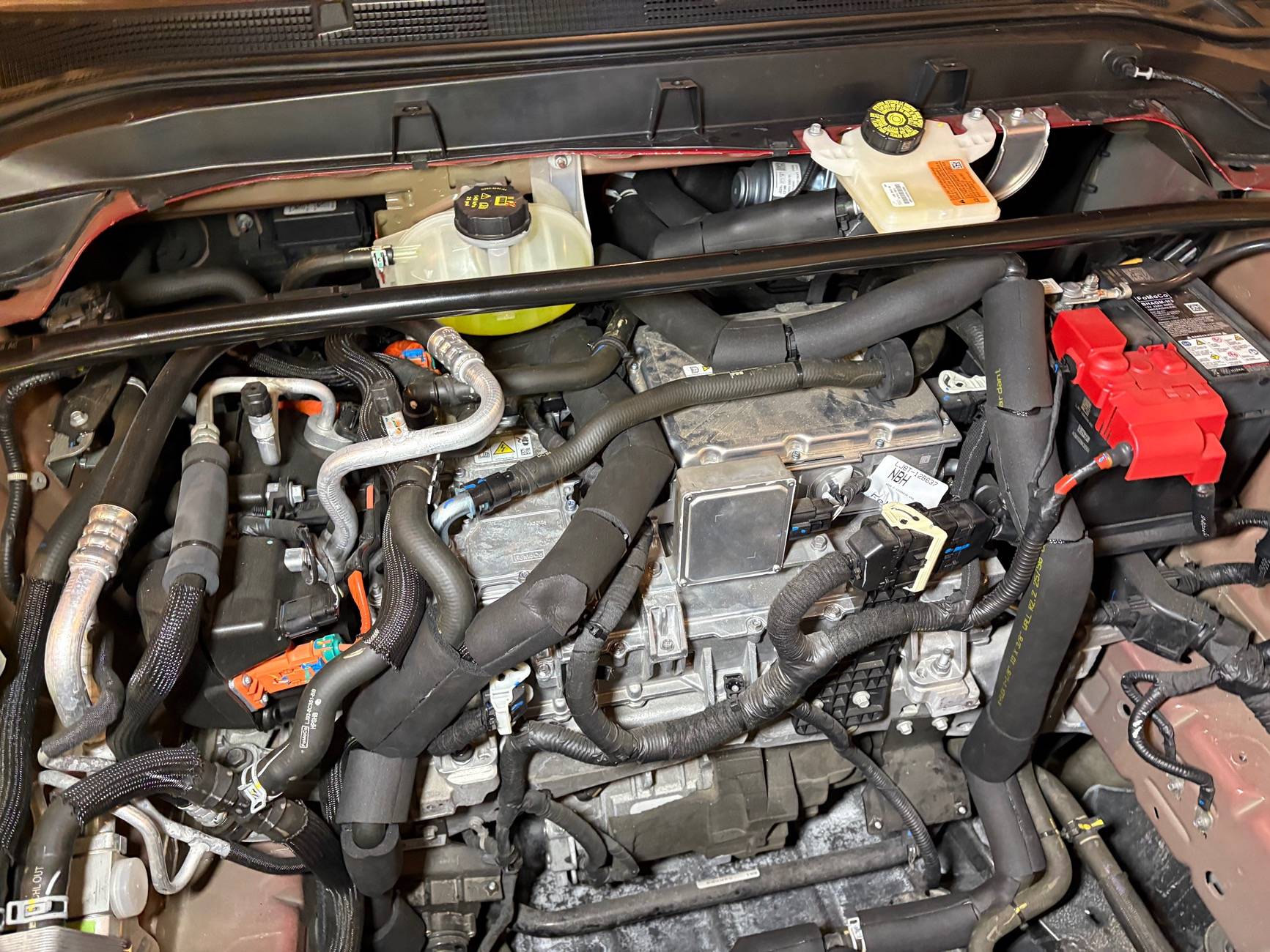 Ford Mustang Mach-E Insulating HVB Pack Bottom & Heating/Cooling Hoses IMG_0414