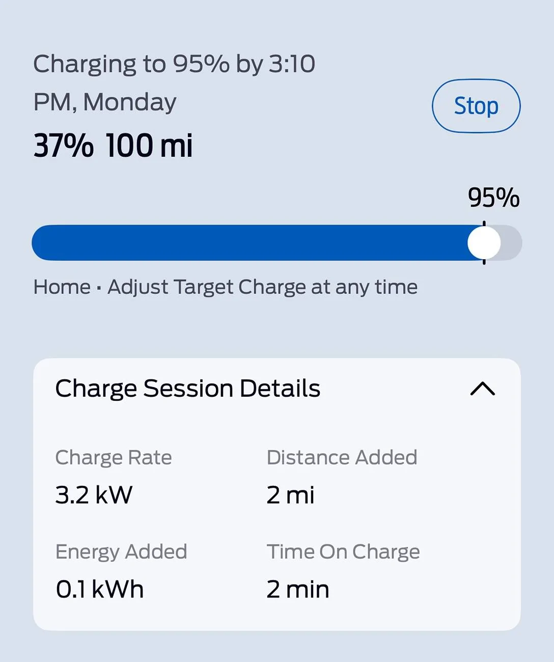 Ford Mustang Mach-E Charging Fault at Home on Level 2 now Slow Charge IMG_1666