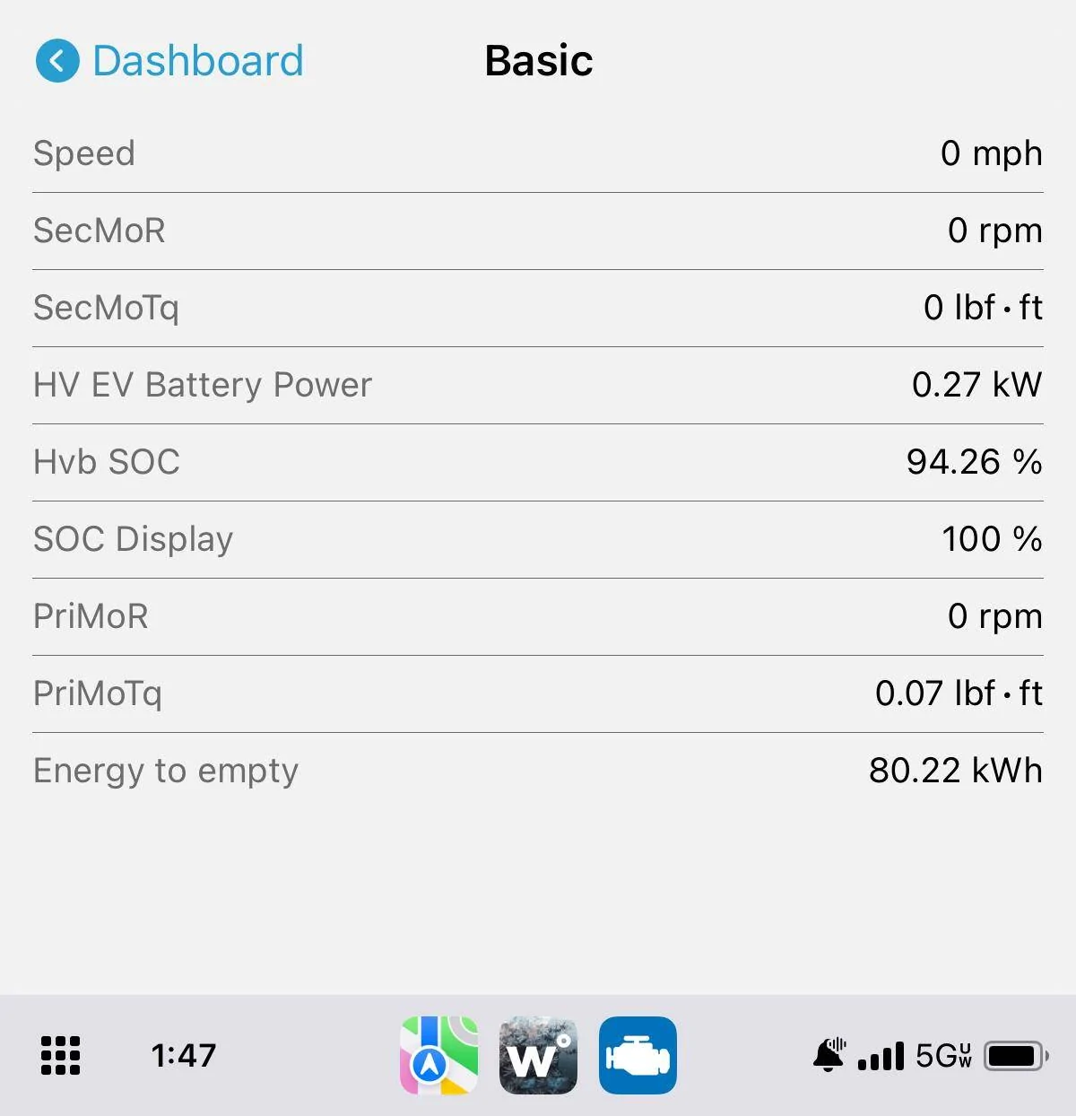 Ford Mustang Mach-E Car Scanner App Data Question IMG_9037