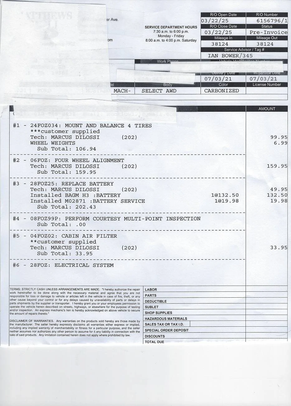 Ford Mustang Mach-E Taking Mach-E in for service. Image (117)