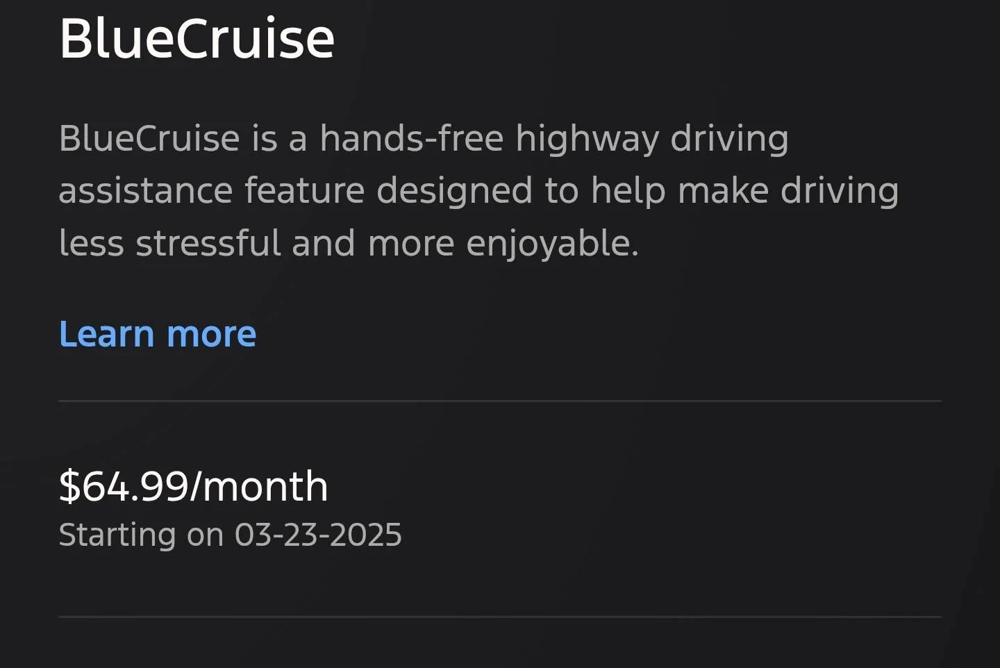 Ford Mustang Mach-E It's here: BlueCruise 1.3 to 2021 Model Year Mach-E 1000035653