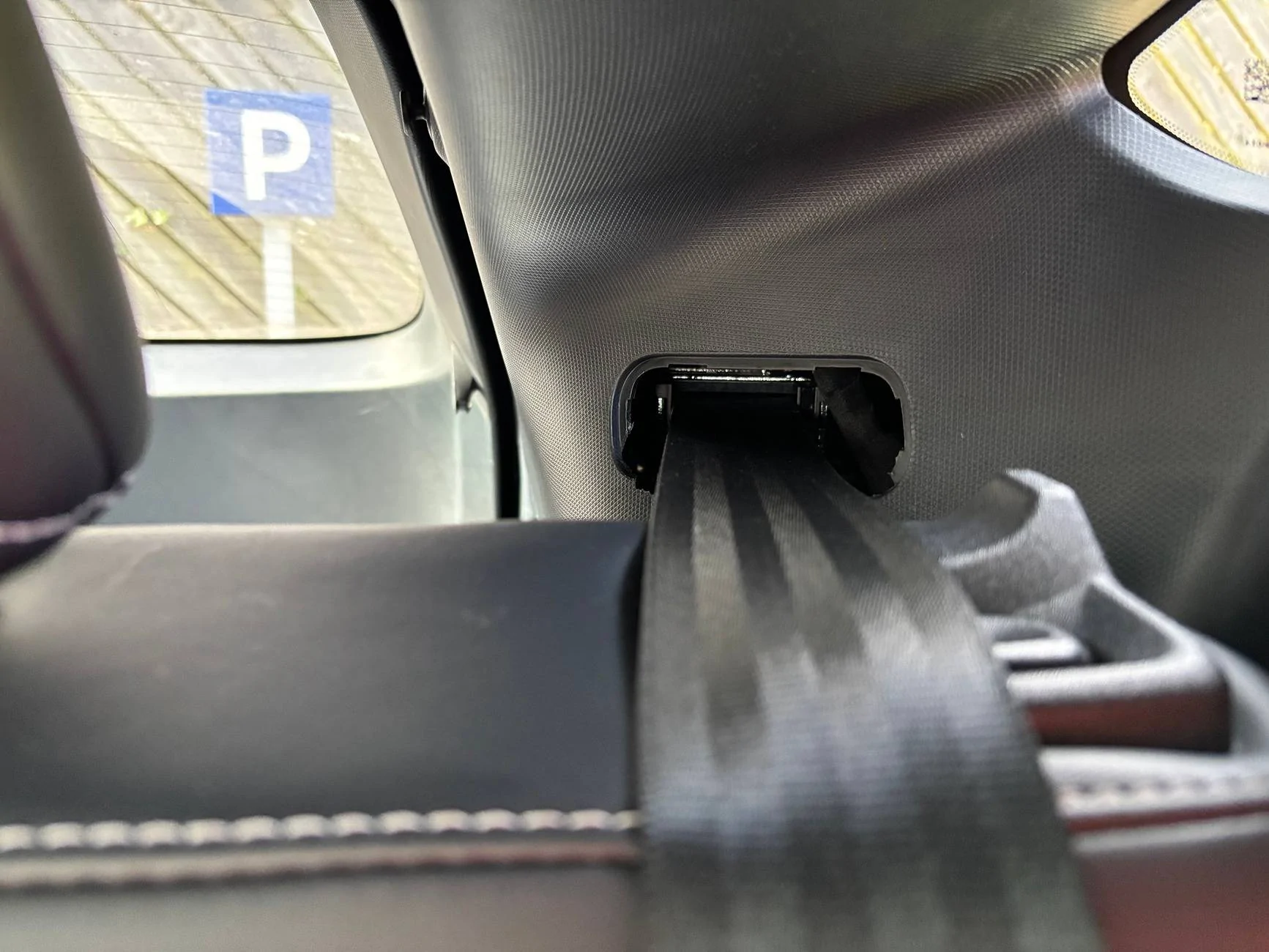 Ford Mustang Mach-E Seatbelt Damage IMG_0993