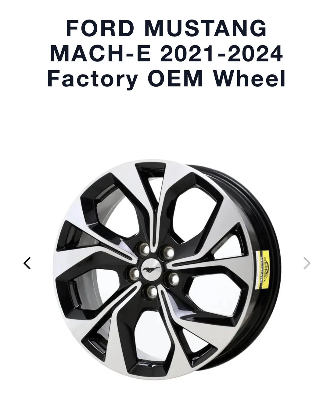 Ford Mustang Mach-E Will these wheels fit a Rally? IMG_0839