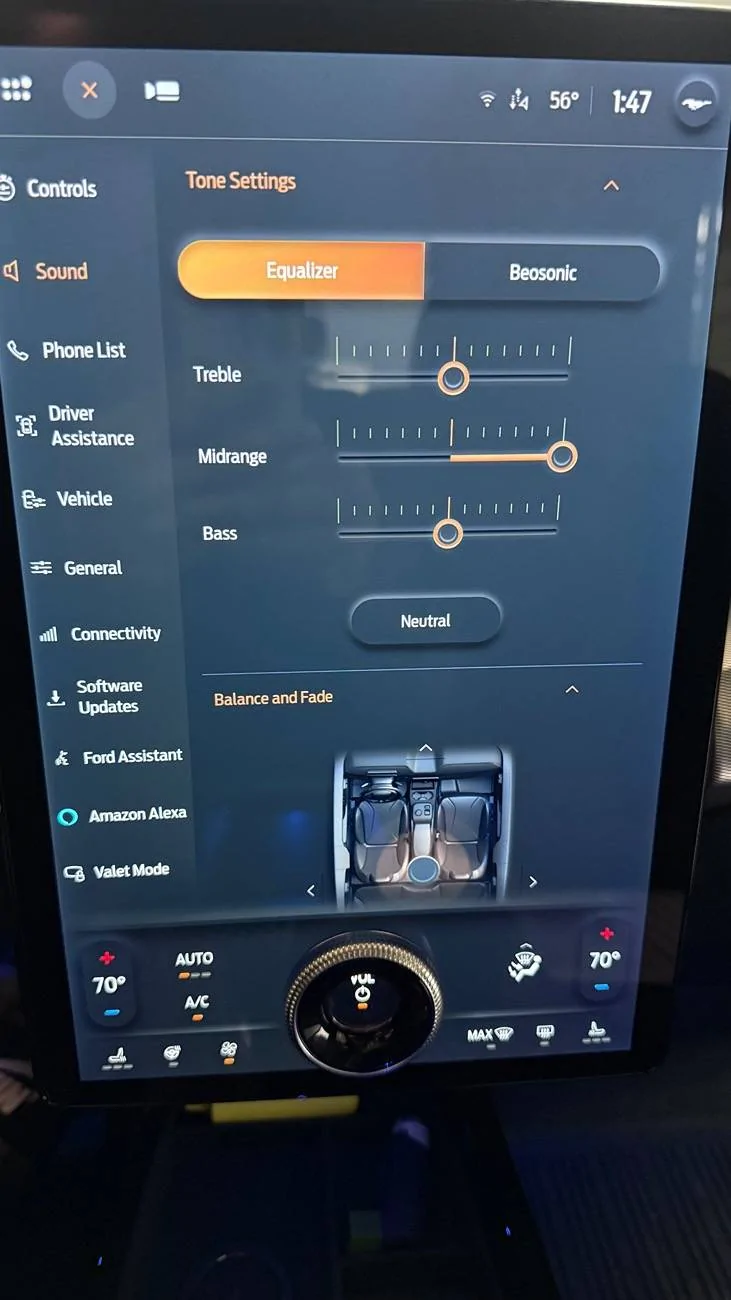 Ford Mustang Mach-E How to Enable B&O Beosonic EQ with FORScan IMG_0484