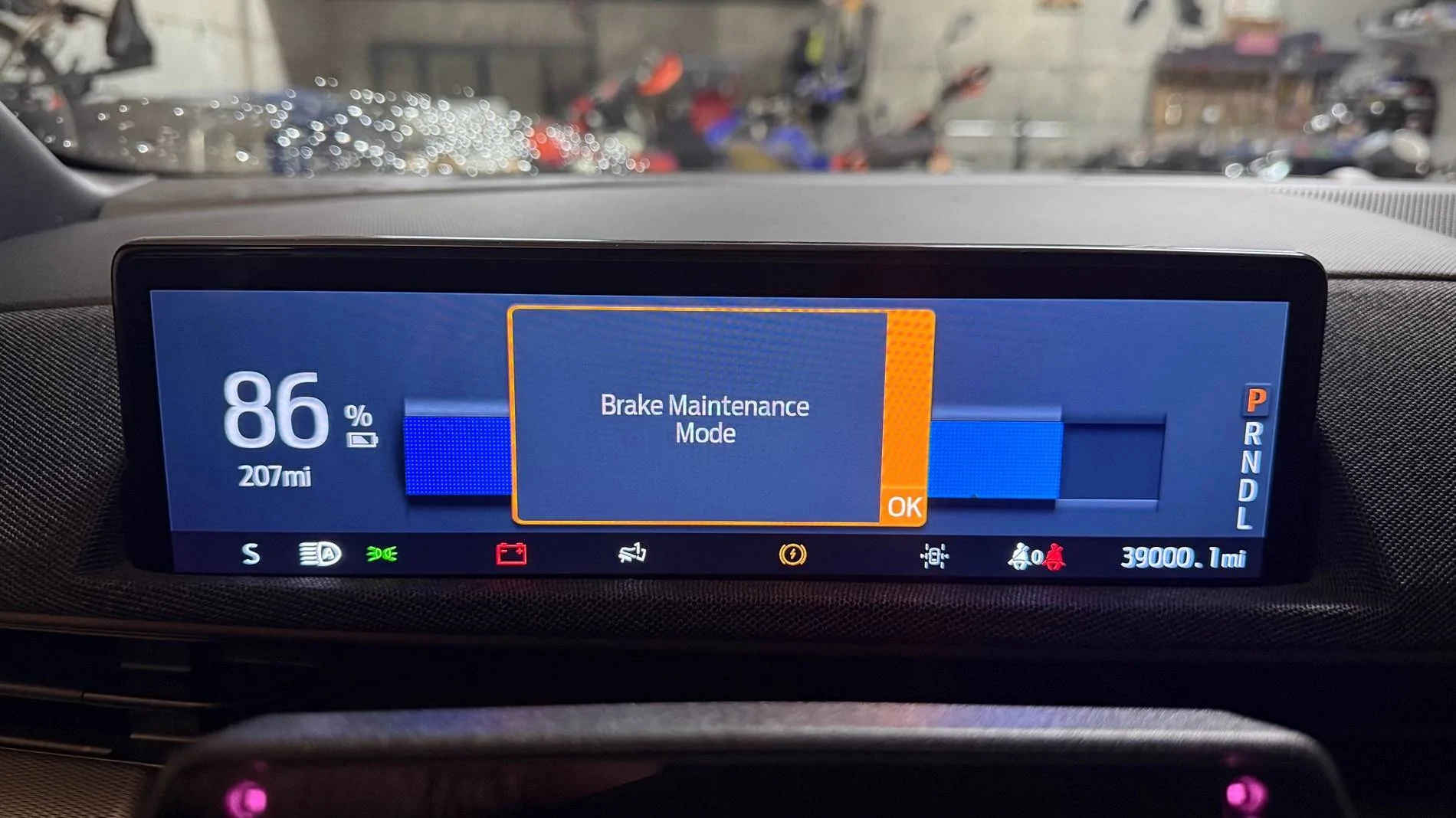 Ford Mustang Mach-E Brake Service Mode How-To IMG_0507