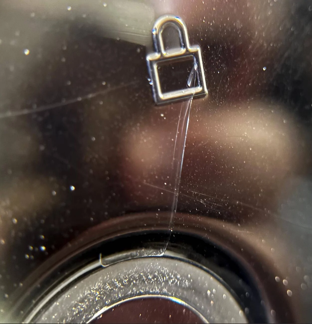 Ford Mustang Mach-E Ford Denying Cracks by Lock Buttons as “Scratches” - Anyone else? Is this an avoidance tactic? Screenshot 2025-04-10 at 1.06.28 PM