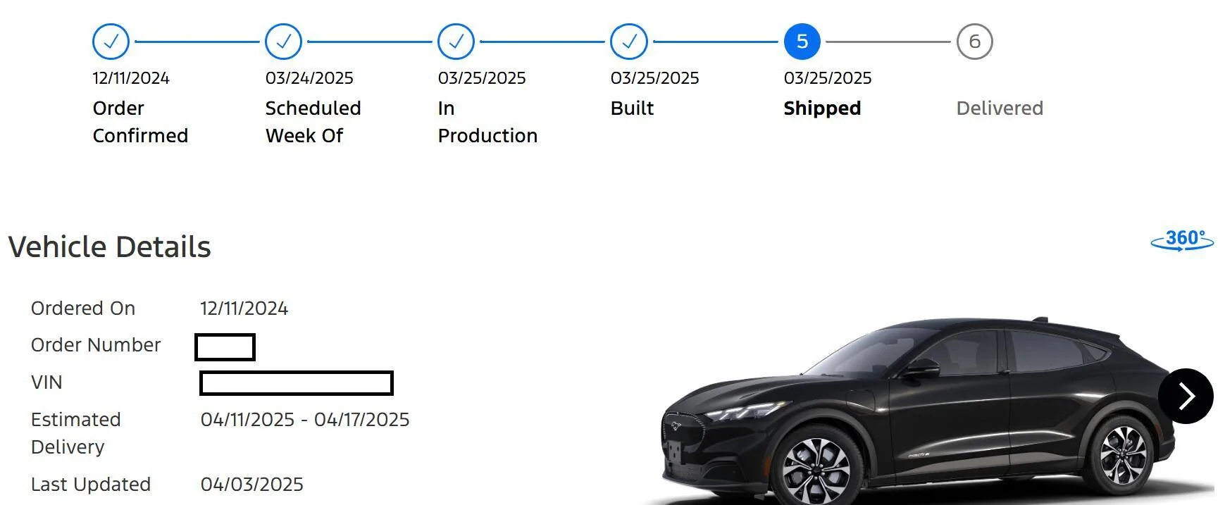 Ford Mustang Mach-E List of 2025 Orders and Times 1744316520345-3l