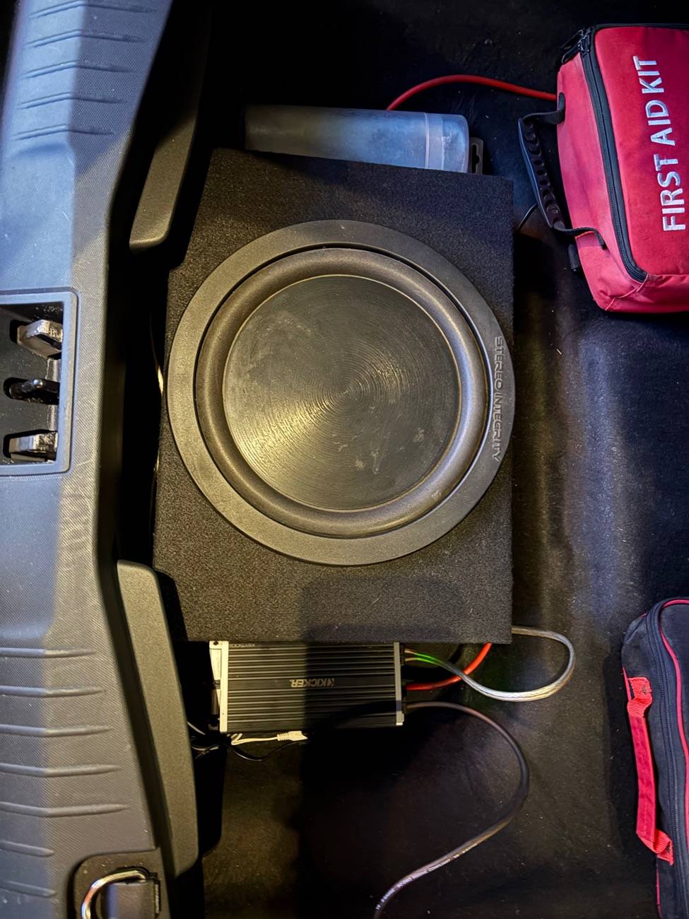 Ford Mustang Mach-E Adding a real subwoofer w/amp to your Mach-E IMG_5696