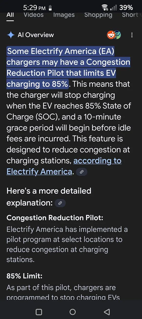 Ford Mustang Mach-E Public charging stations maxed at 80%.  Normal? Screenshot_20250418-172912_Chrom