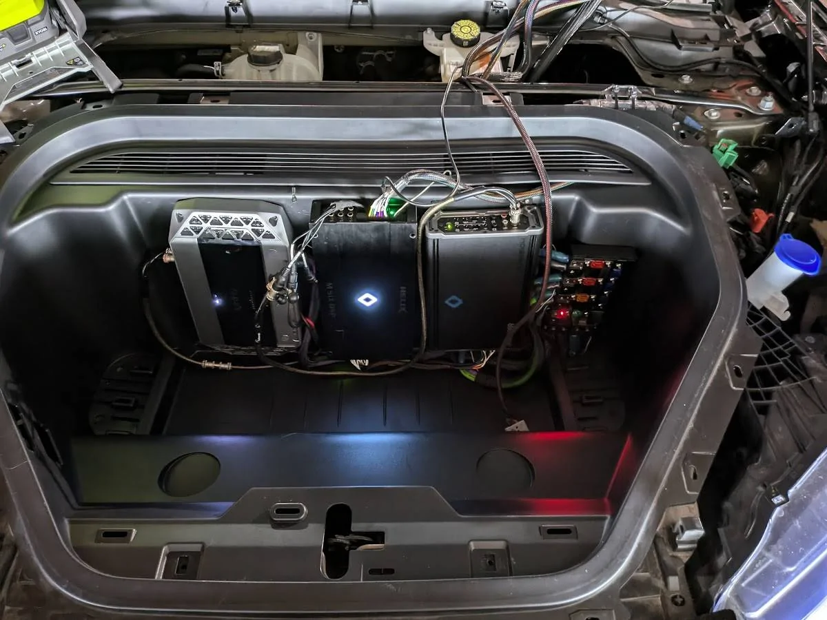 Ford Mustang Mach-E Speakers/Sub/Amps install and base/select model audio information Amplifiers Rear