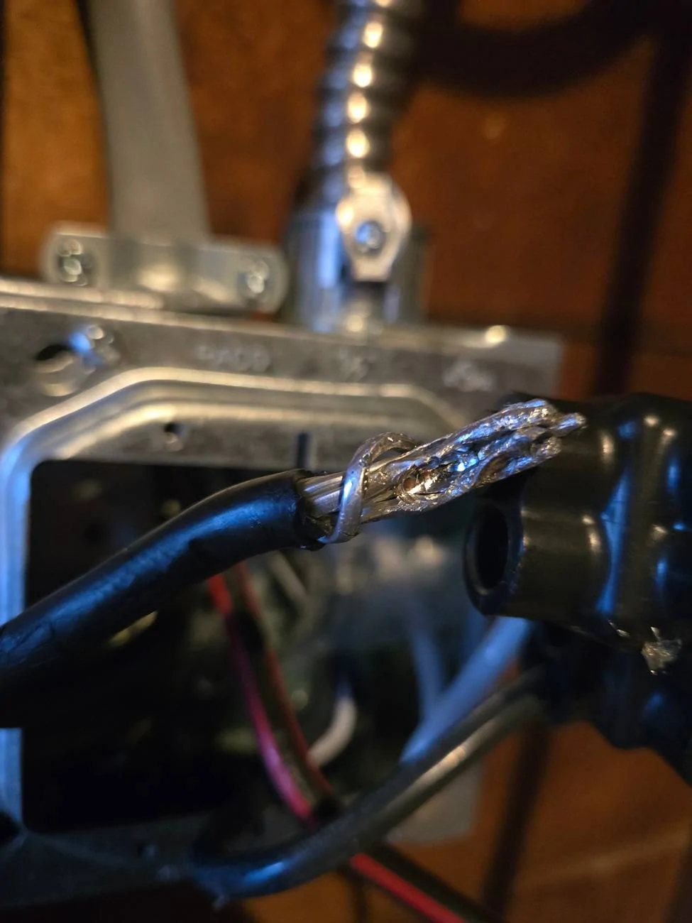 Ford Mustang Mach-E Upgraded NEMA 14-50 to Hardwire Possible More Voltage Drop 1000008464